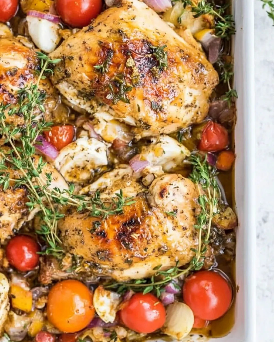 Mediterranean Chicken Bake