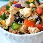 Mediterranean Chicken Quinoa Salad