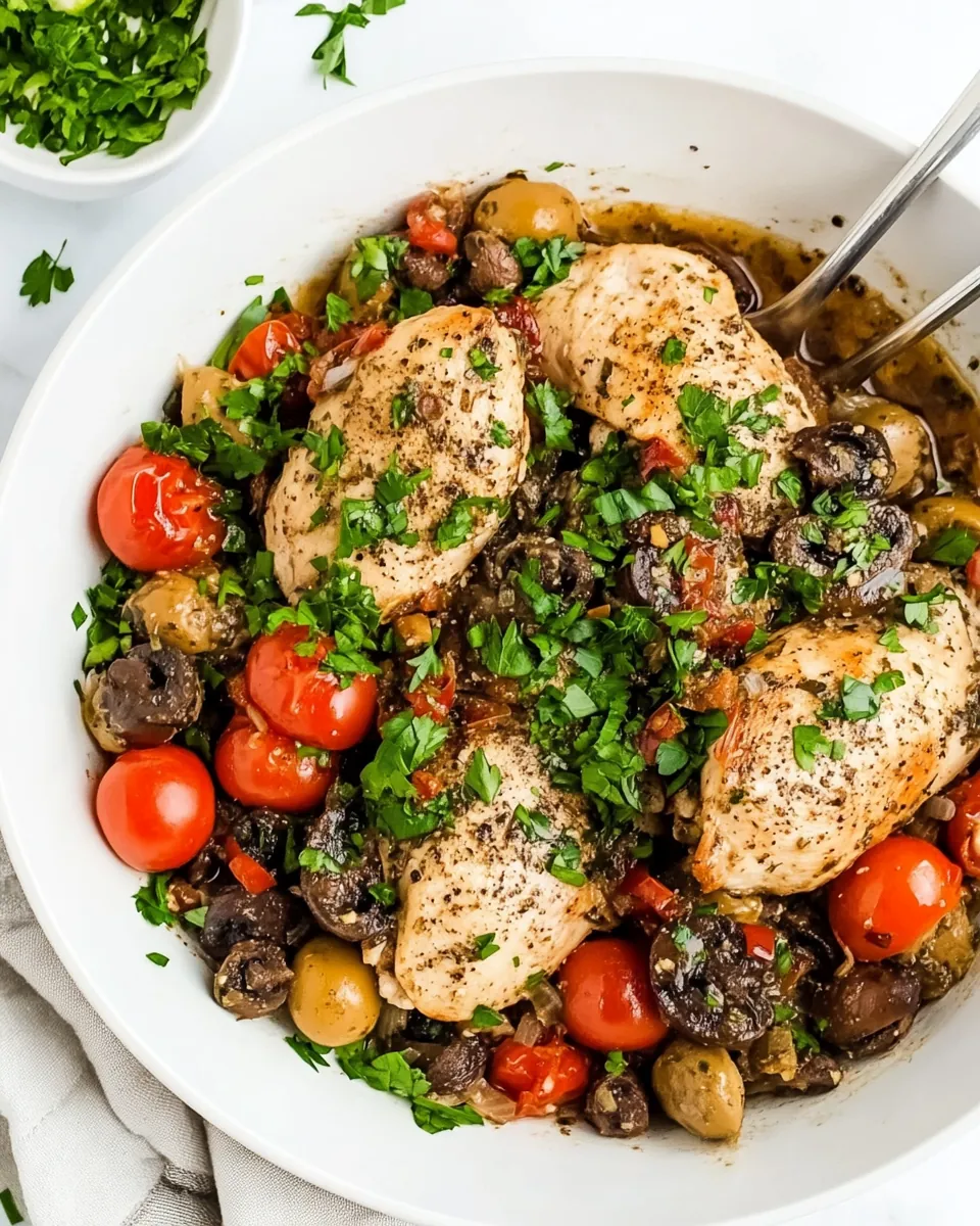 Mediterranean Chicken Skillet
