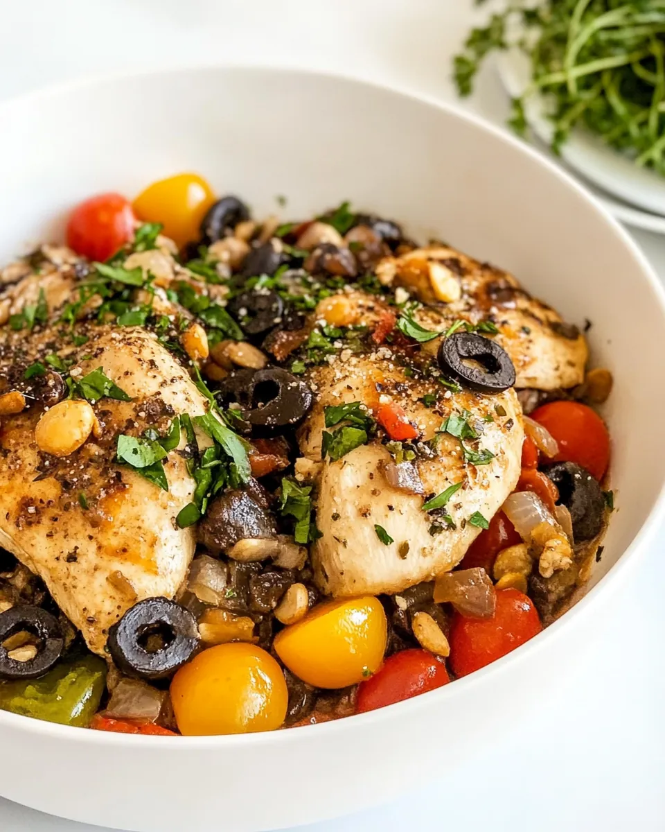 Mediterranean Chicken Skillet