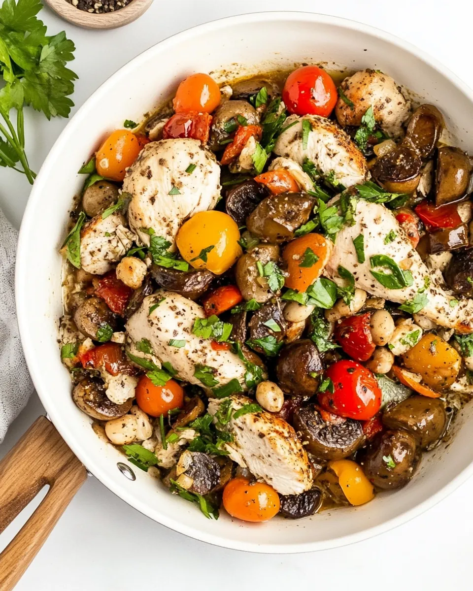 Mediterranean Chicken Skillet