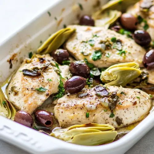 Mediterranean Lemon Garlic Chicken