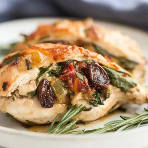 Mediterranean Stuffed Chicken