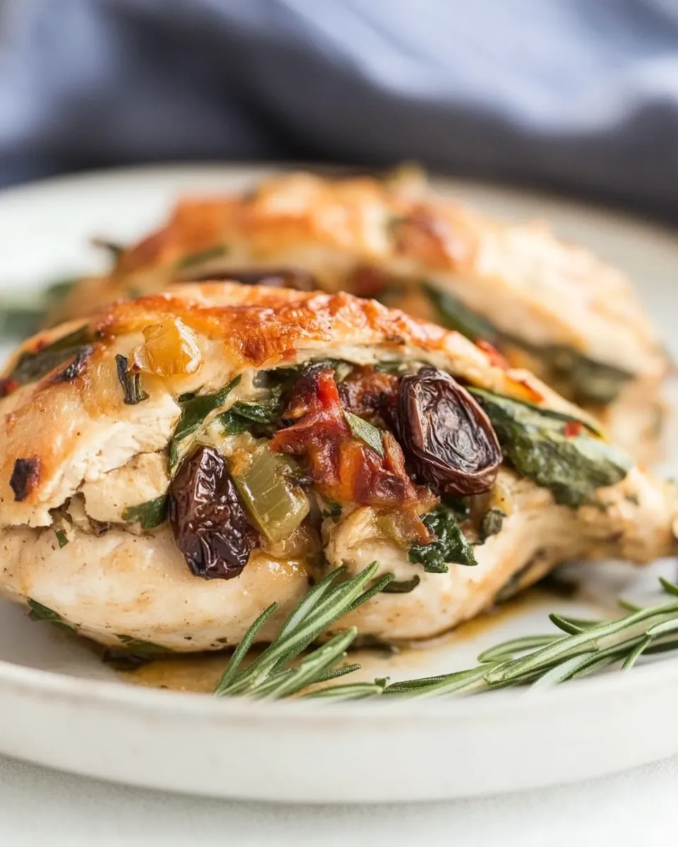 Mediterranean Stuffed Chicken