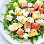 Melon Arugula Salad