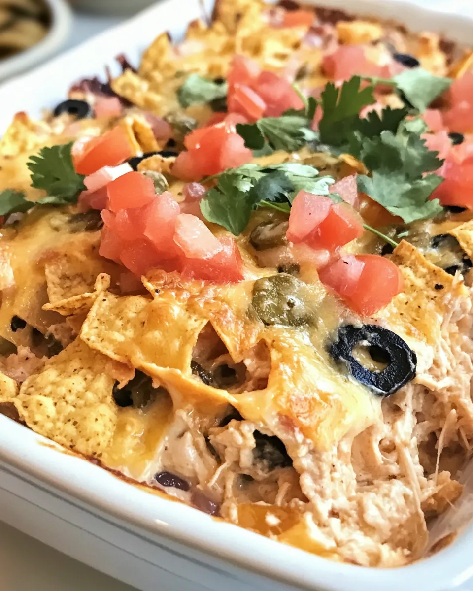 Mexican Chicken Dorito Casserole