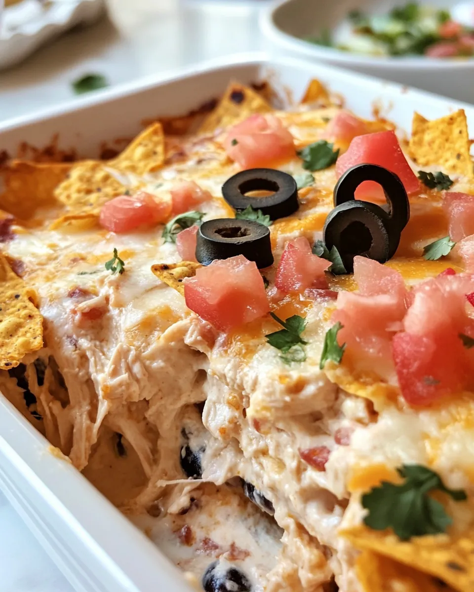 Mexican Chicken Dorito Casserole