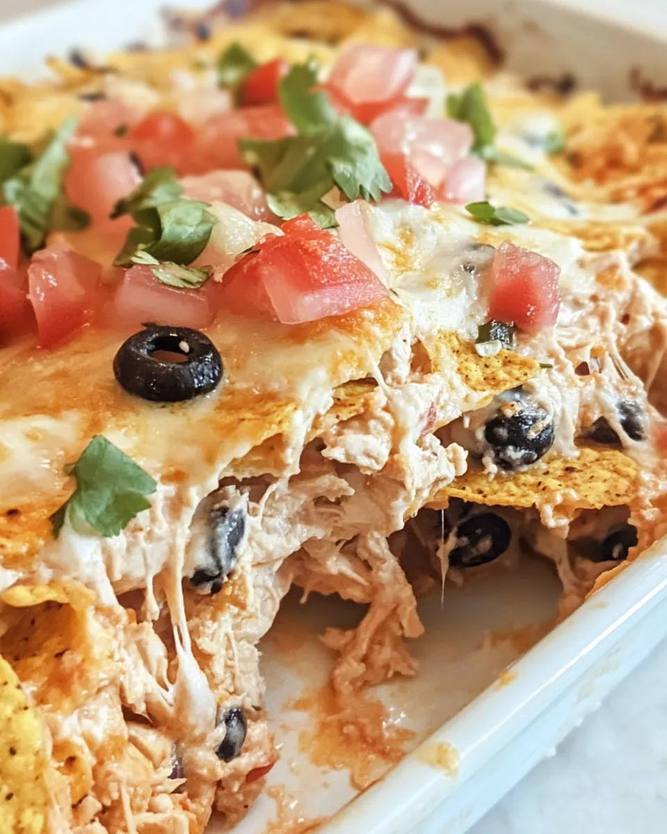 Mexican Chicken Dorito Casserole