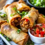 Mexican Chicken Egg Rolls