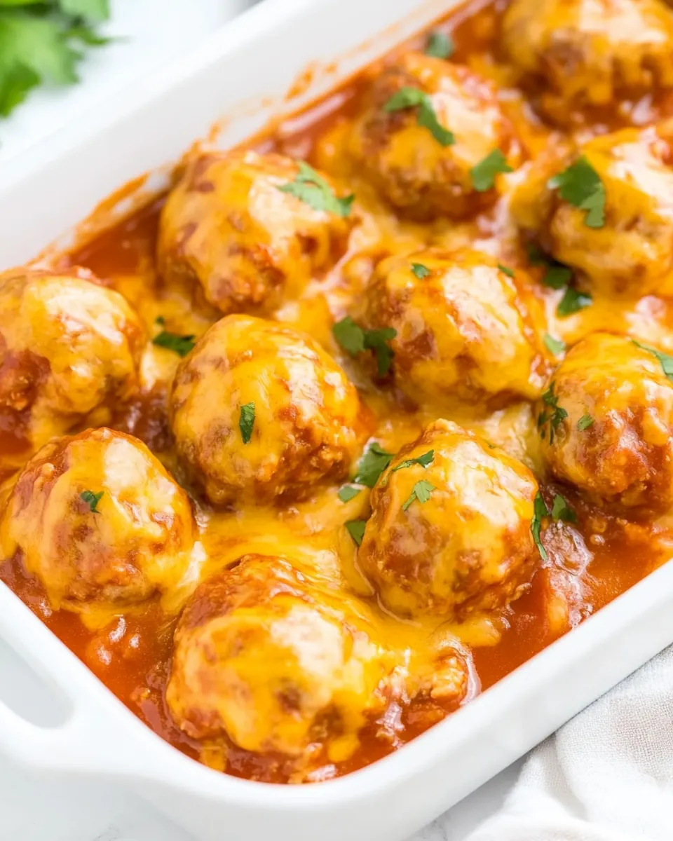 Mexican Chicken Enchilada Meatballs
