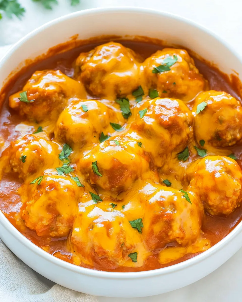 Mexican Chicken Enchilada Meatballs