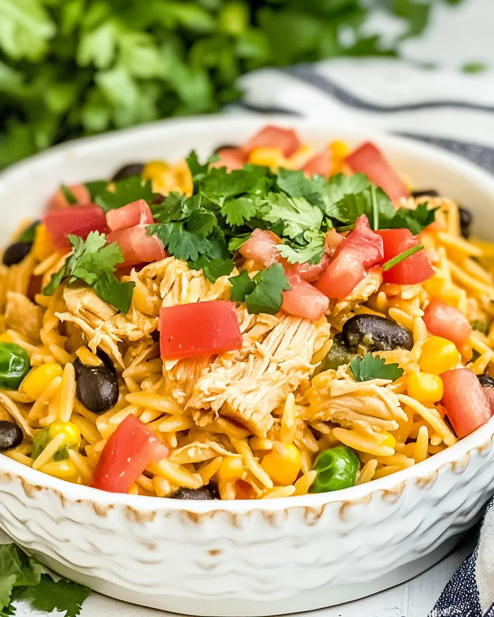 Mexican Chicken Orzo