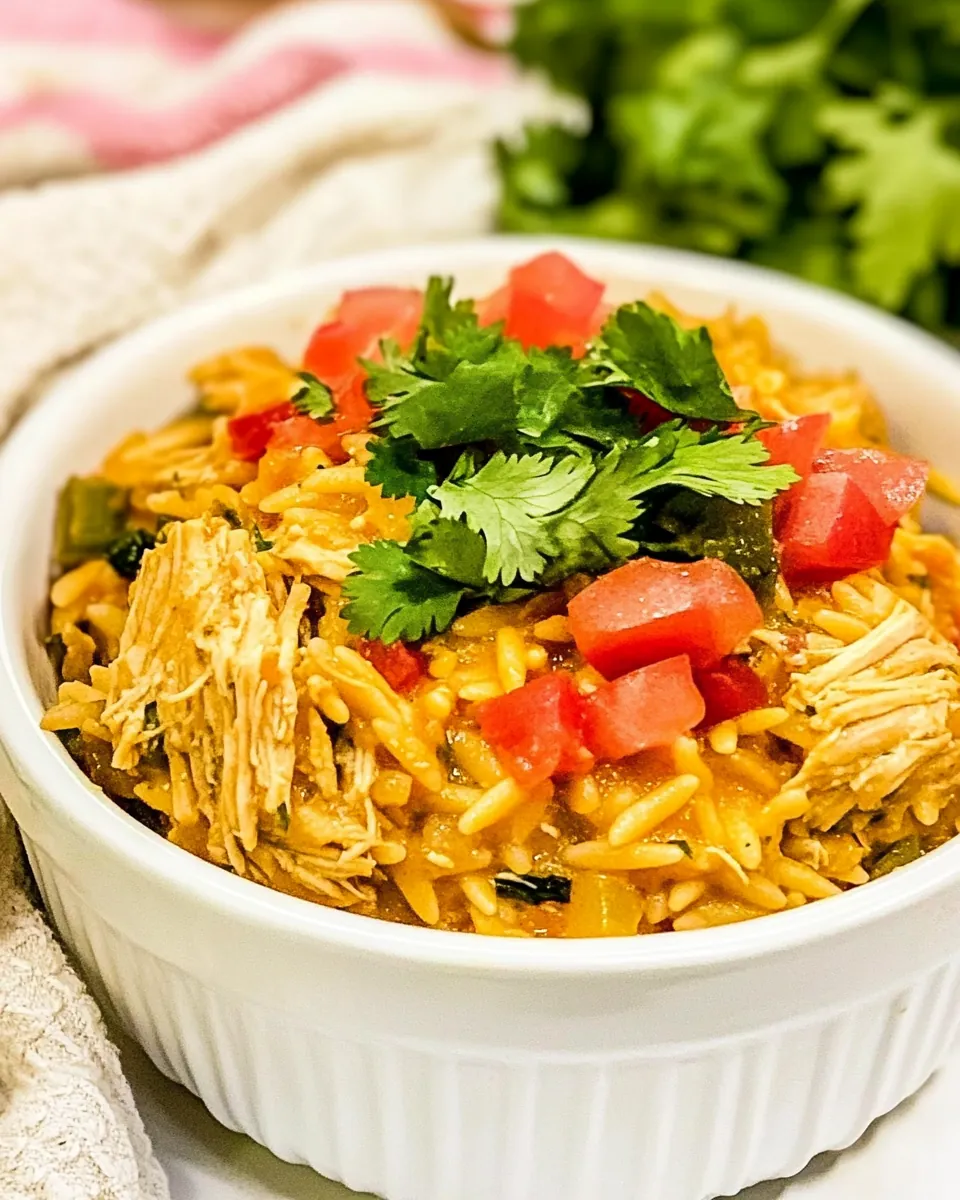 Mexican Chicken Orzo
