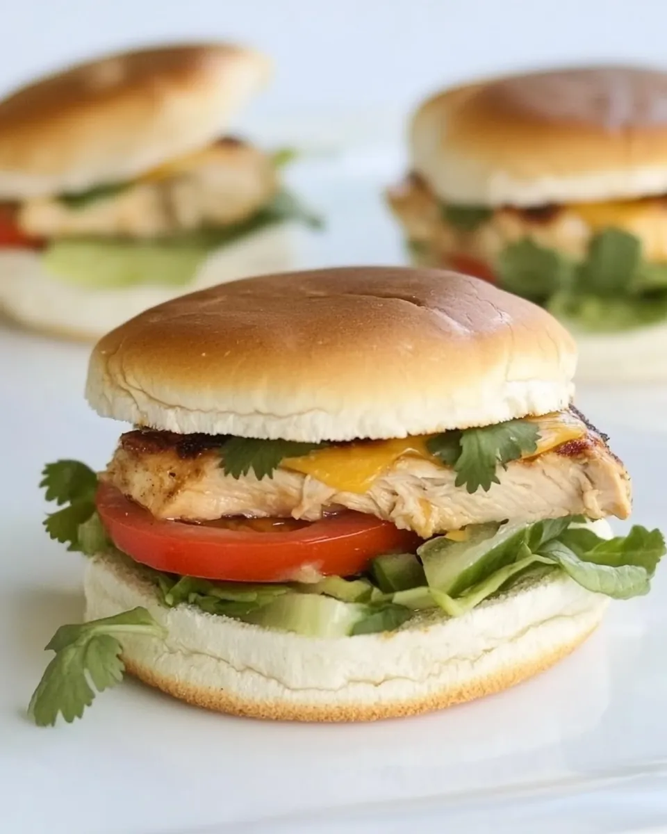 Mexican Chicken Sliders