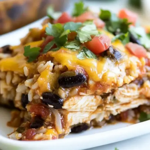 Mexican Chicken and Rice Bake
