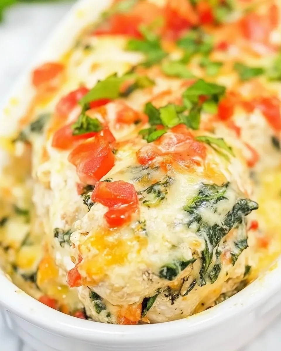 Mexican Spinach Chicken Bake