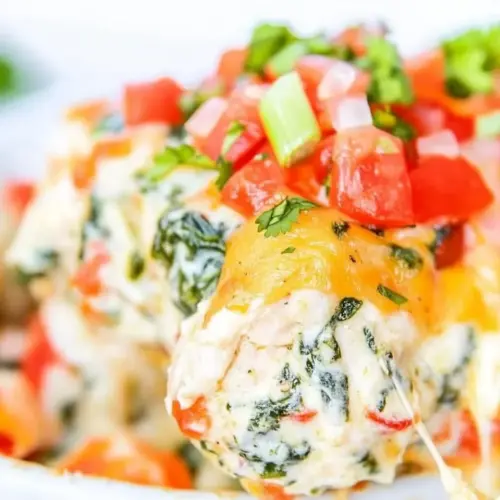Mexican Spinach Chicken Bake