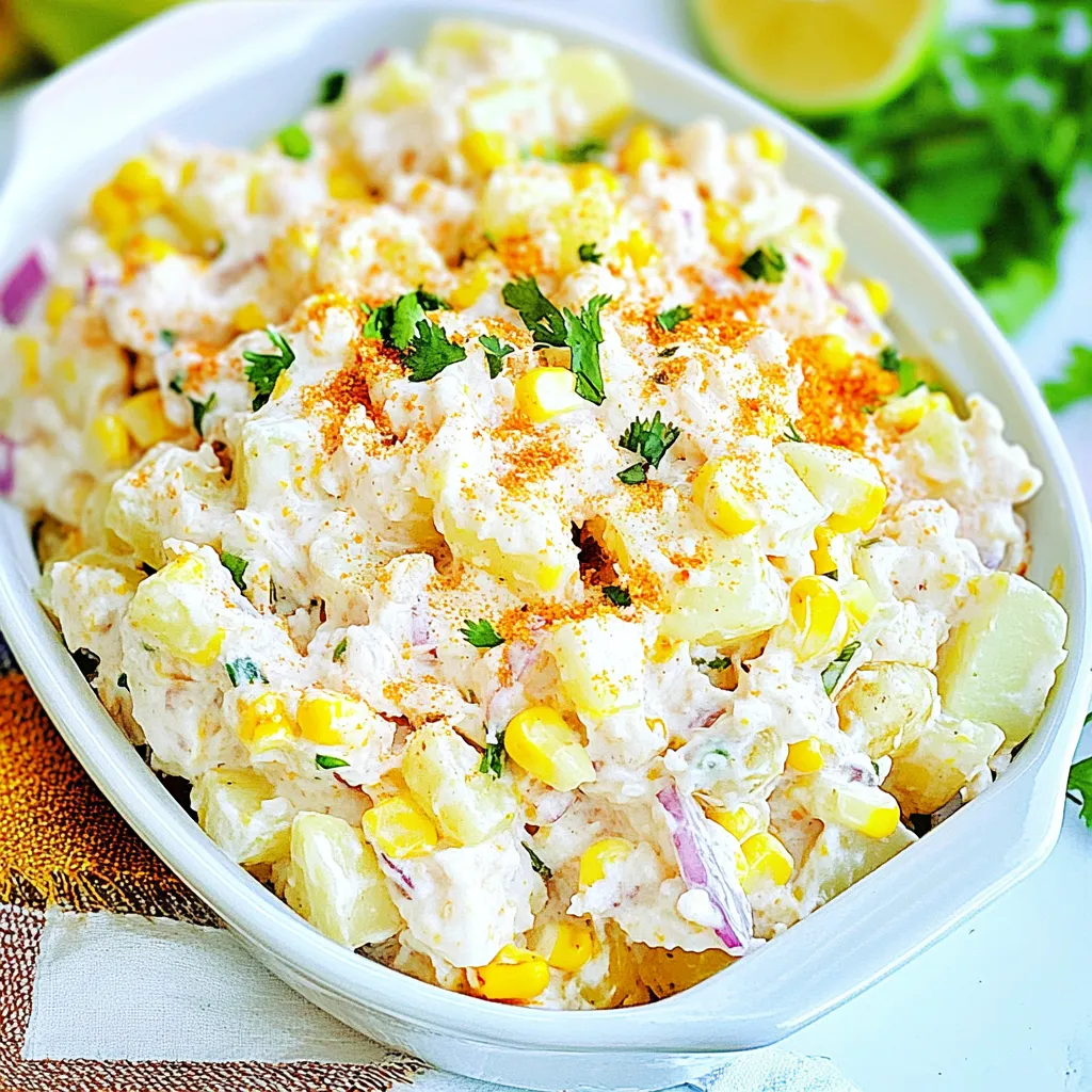 Mexican Street Corn Potato Salad