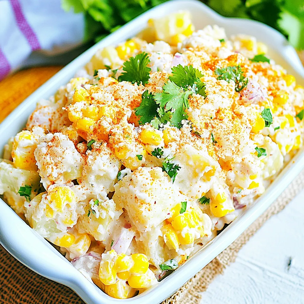 Mexican Street Corn Potato Salad