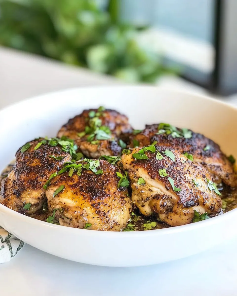 Mexican Style Chicken Thighs