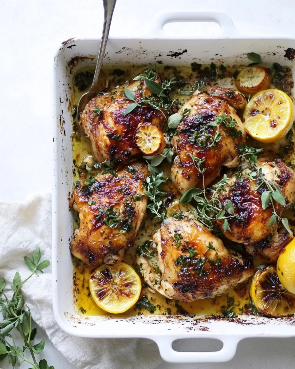 Meyer Lemon Roasted Chicken