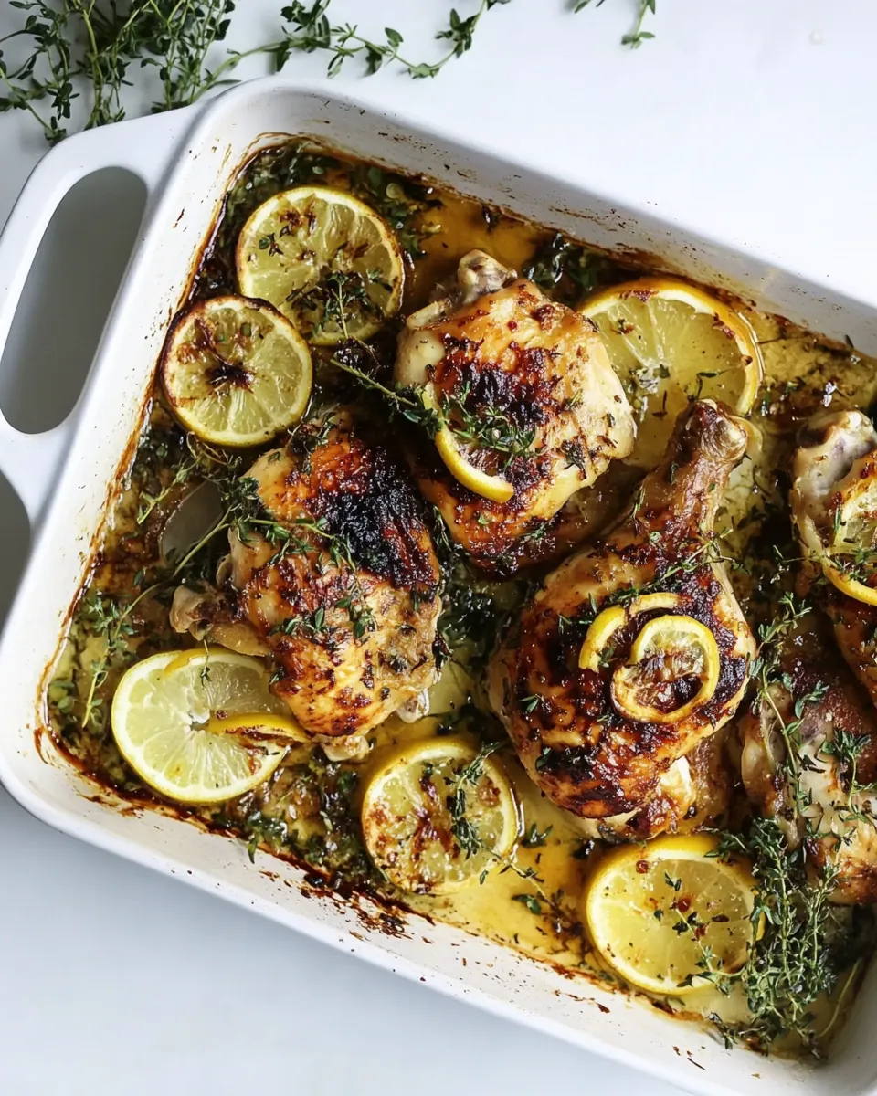 Meyer Lemon Roasted Chicken