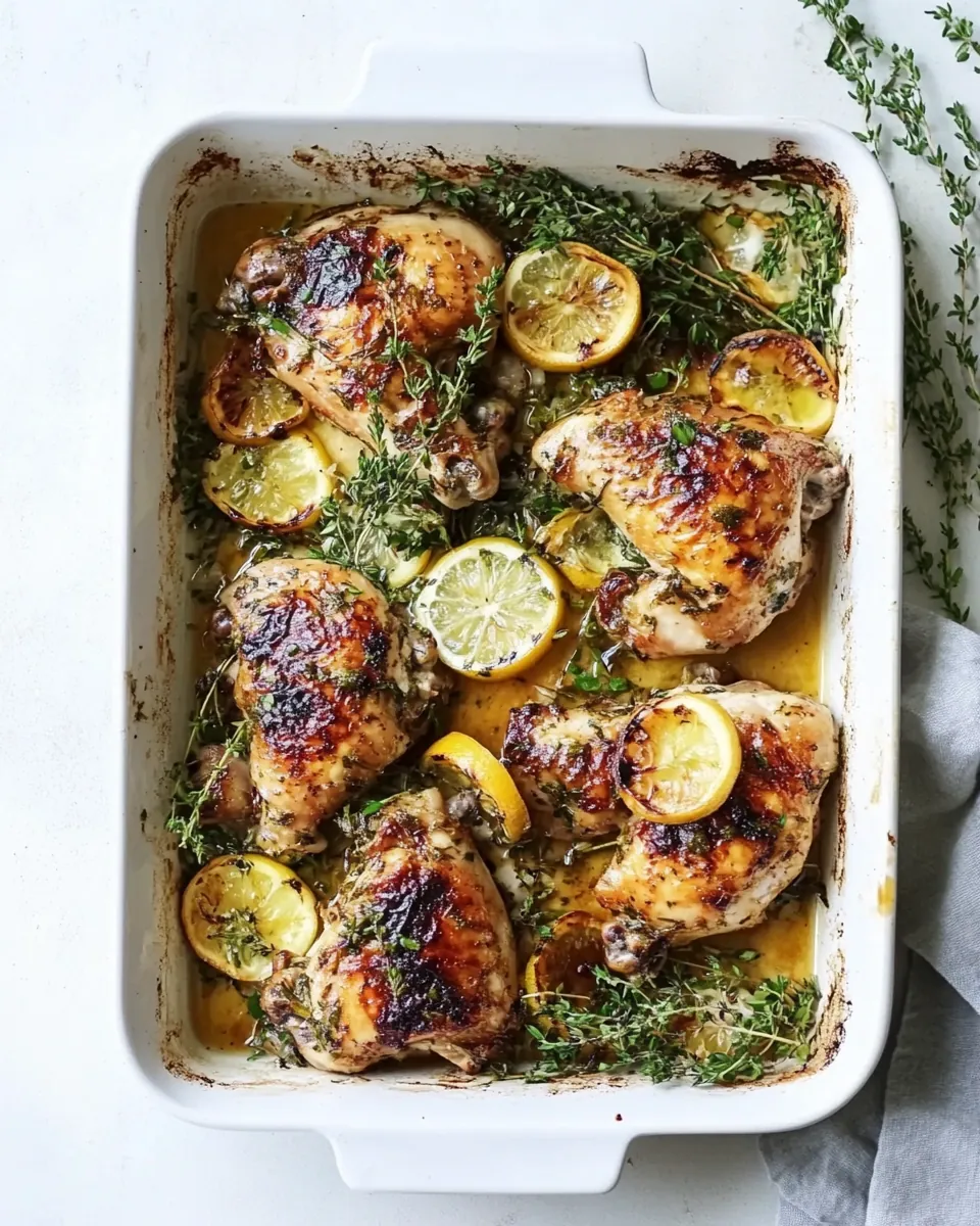 Meyer Lemon Roasted Chicken