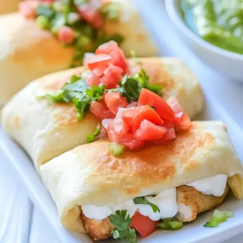 Mini Chicken Chimichangas