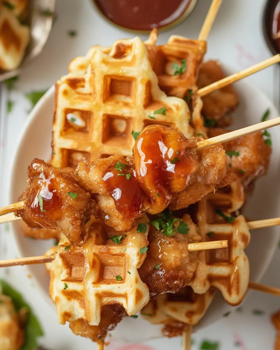 Mini Chicken and Waffles Recipe