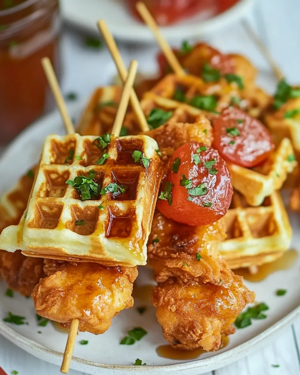 Mini Chicken and Waffles Recipe