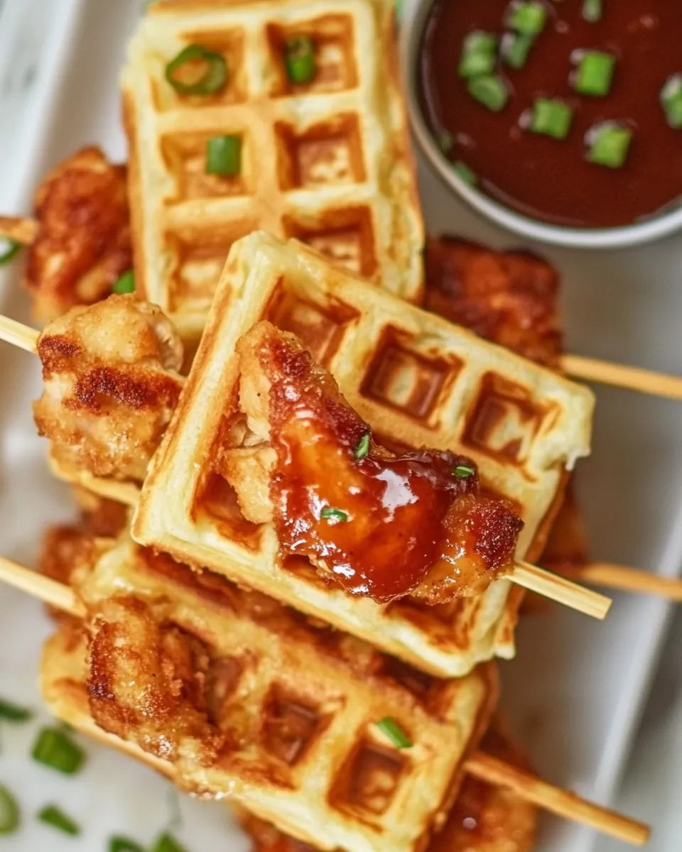 Mini Chicken and Waffles Recipe