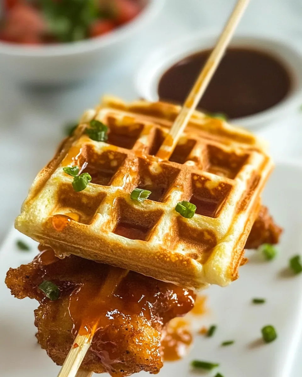 Mini Chicken and Waffles Recipe