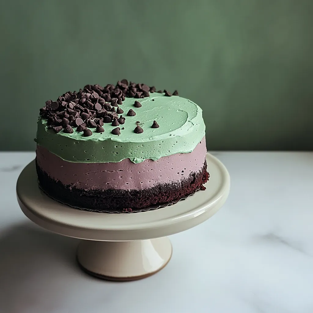 Mint Chocolate Chip Cake