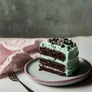 Mint Chocolate Chip Cake