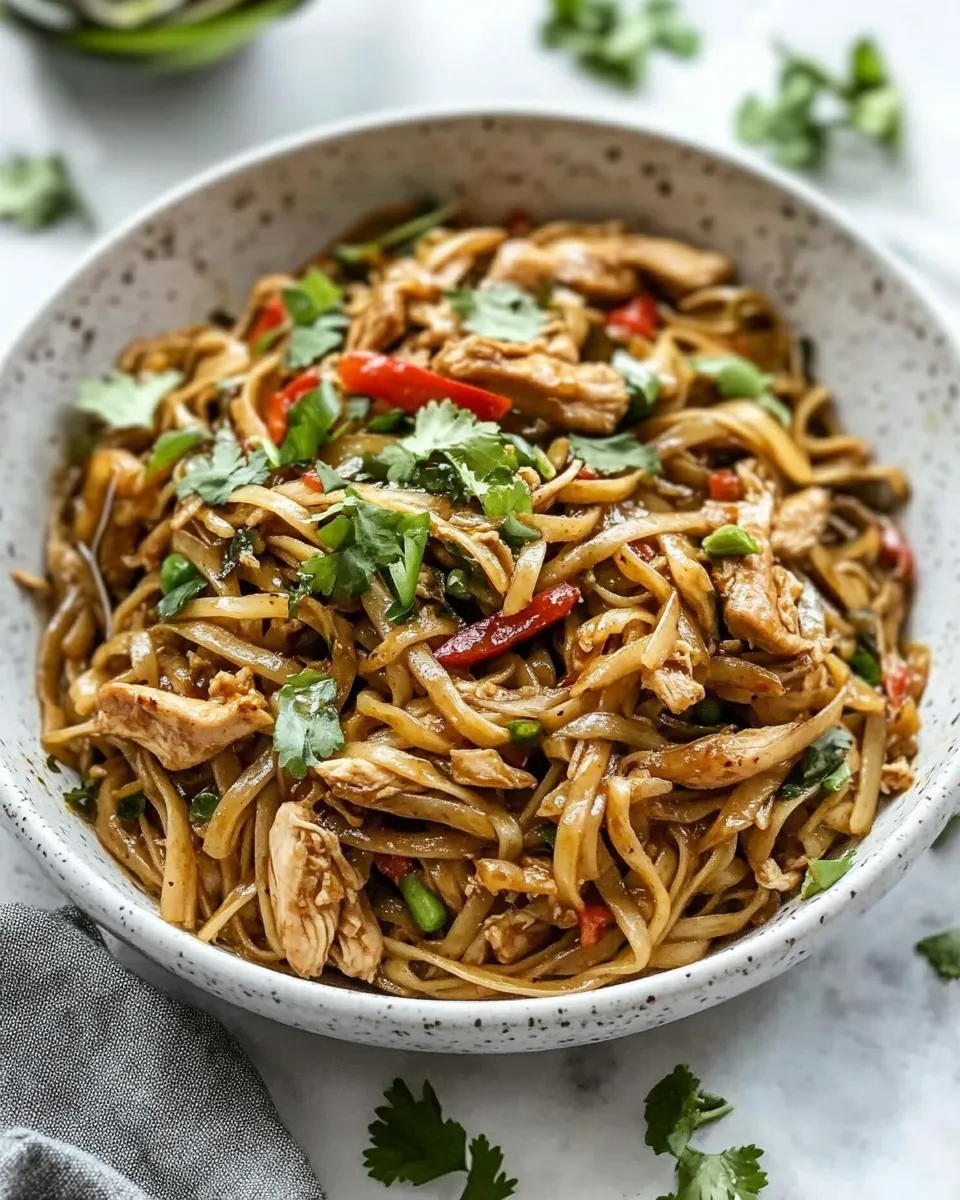 Mongolian Chicken Noodles