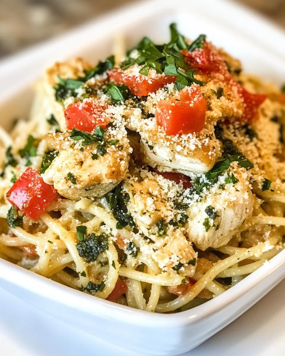 Monterey Chicken Spaghetti