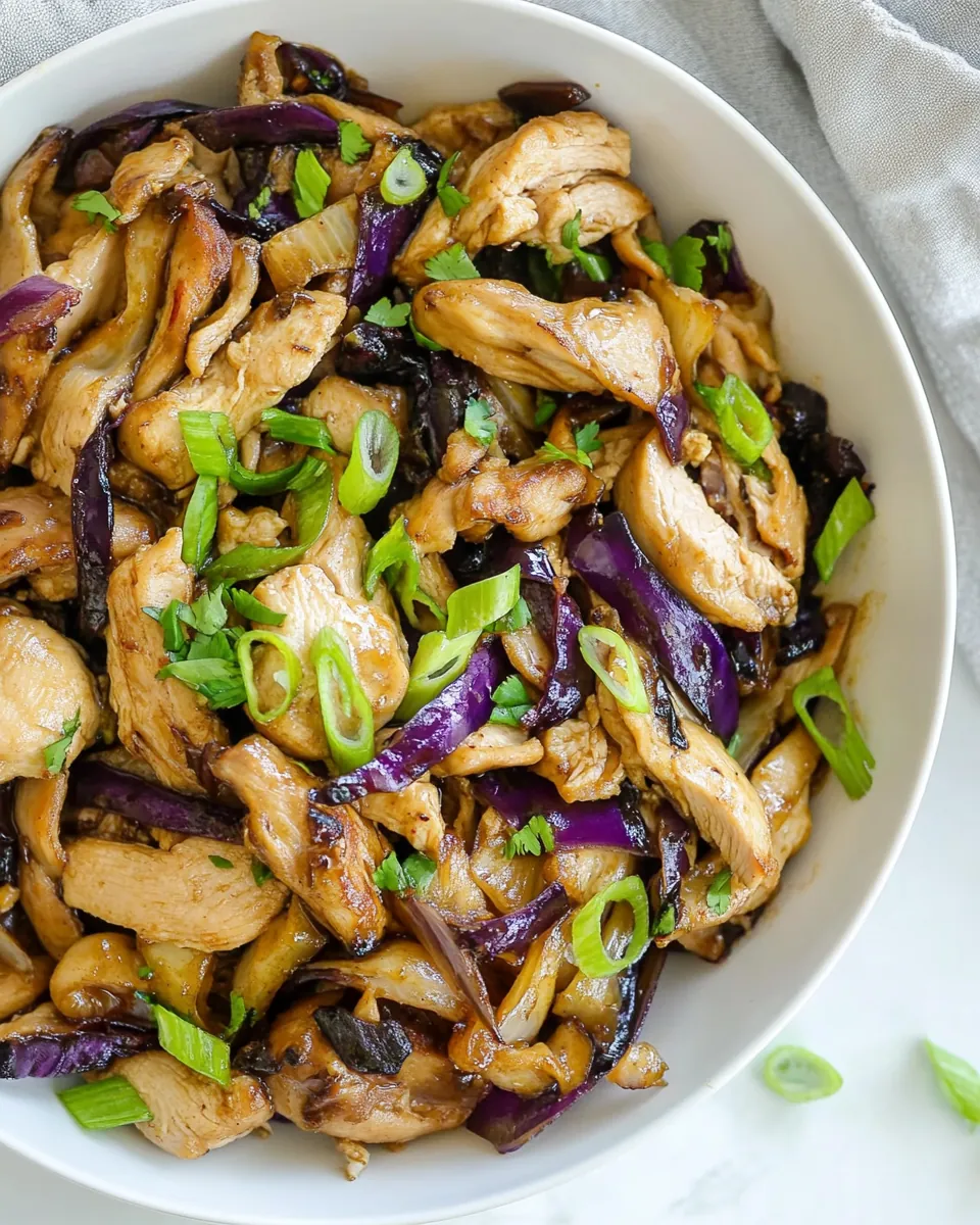 Moo Shu Chicken