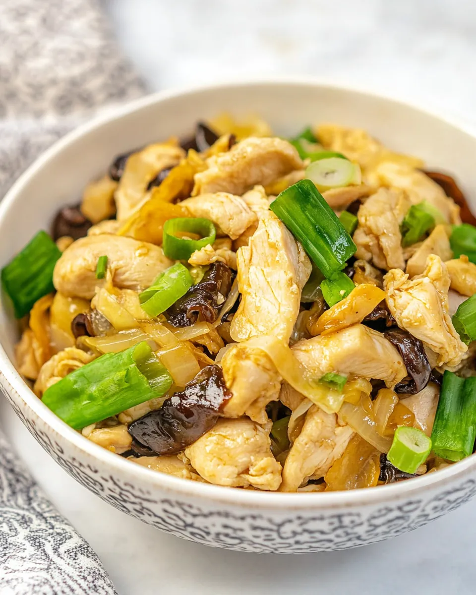 Moo Shu Chicken Bowls