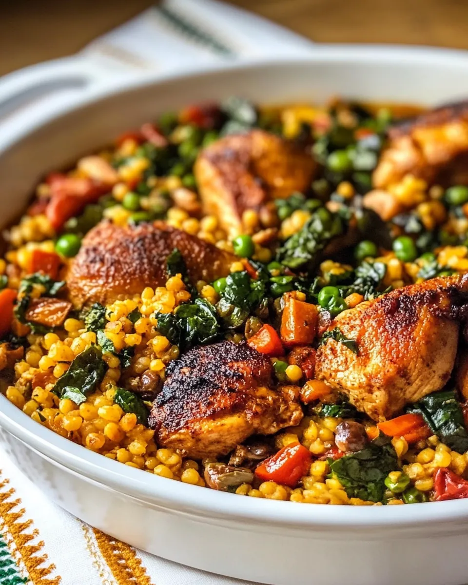 Moroccan Chicken Couscous