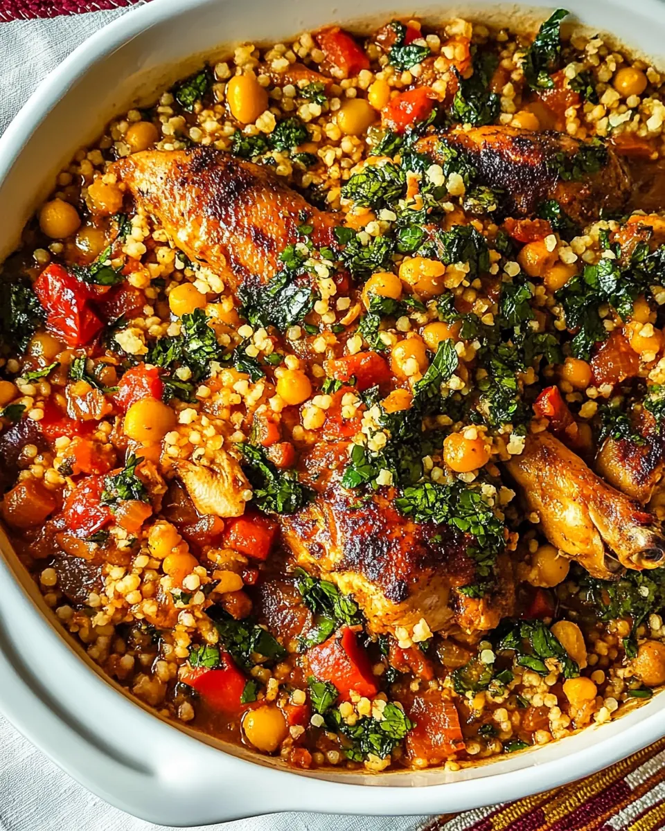 Moroccan Chicken Couscous
