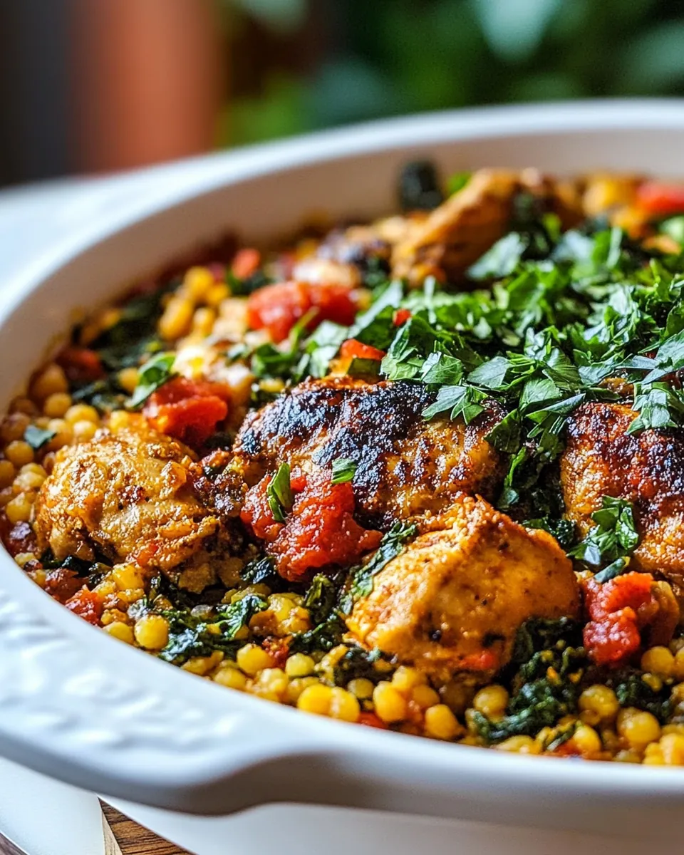 Moroccan Chicken Couscous