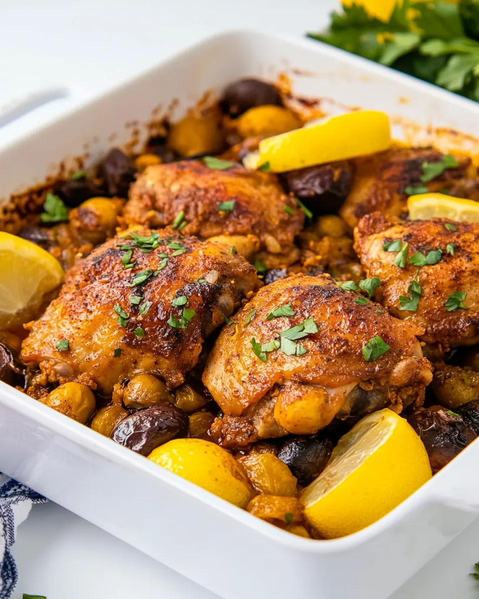 Moroccan Chicken Thighs