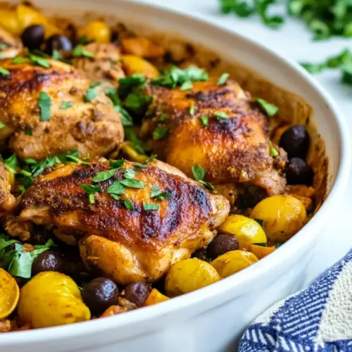 Moroccan Chicken Thighs