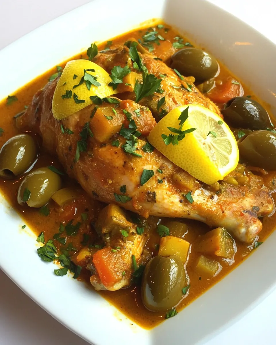 Moroccan Lemon Chicken