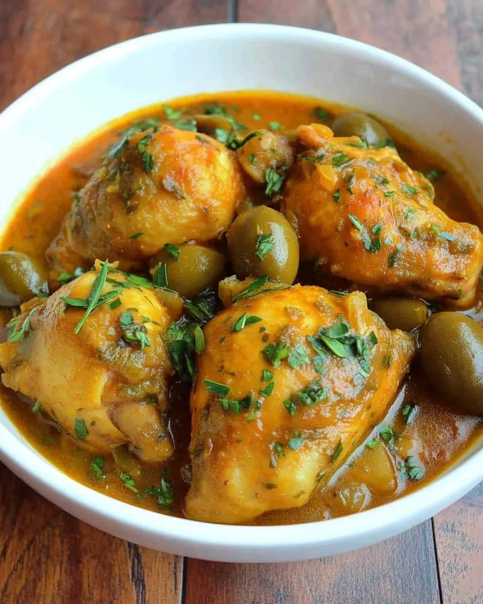 Moroccan Lemon Chicken