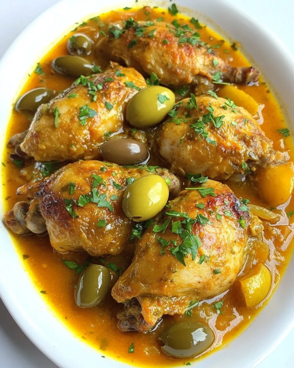 Moroccan Lemon Chicken