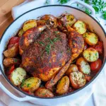 Moroccan Roast Chicken and Potatoes
