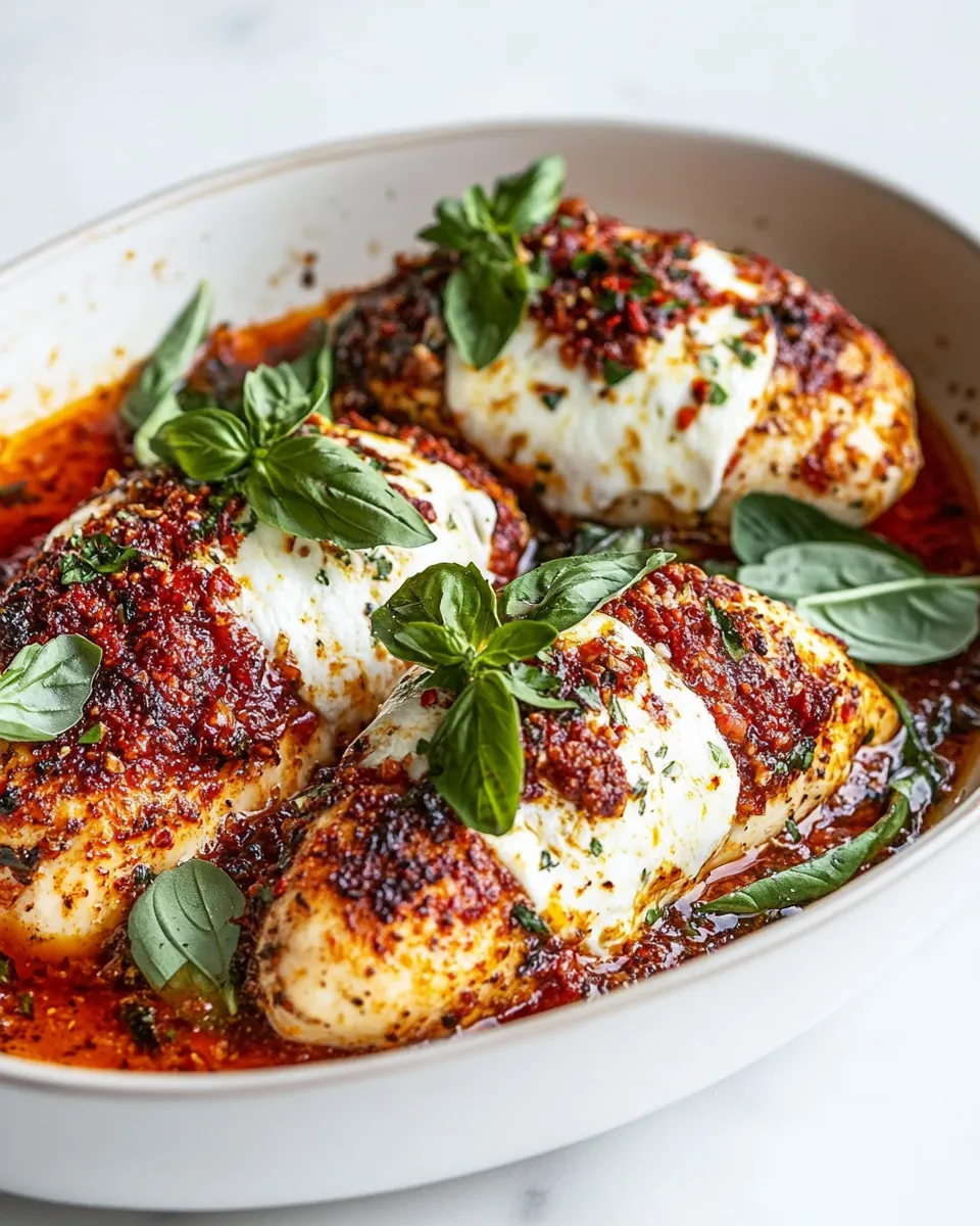 Mozzarella Stuffed Chicken