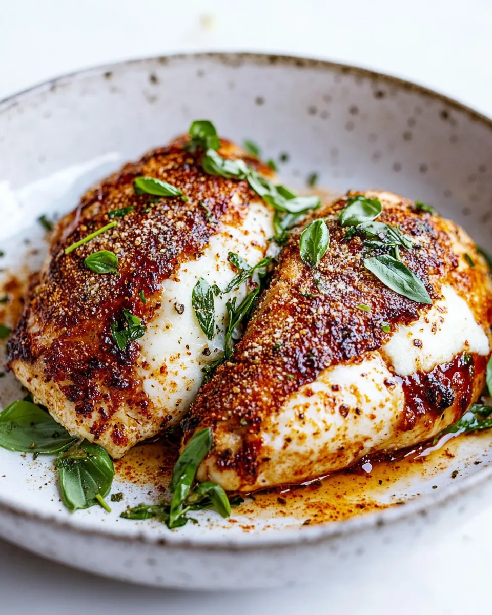 Mozzarella Stuffed Chicken