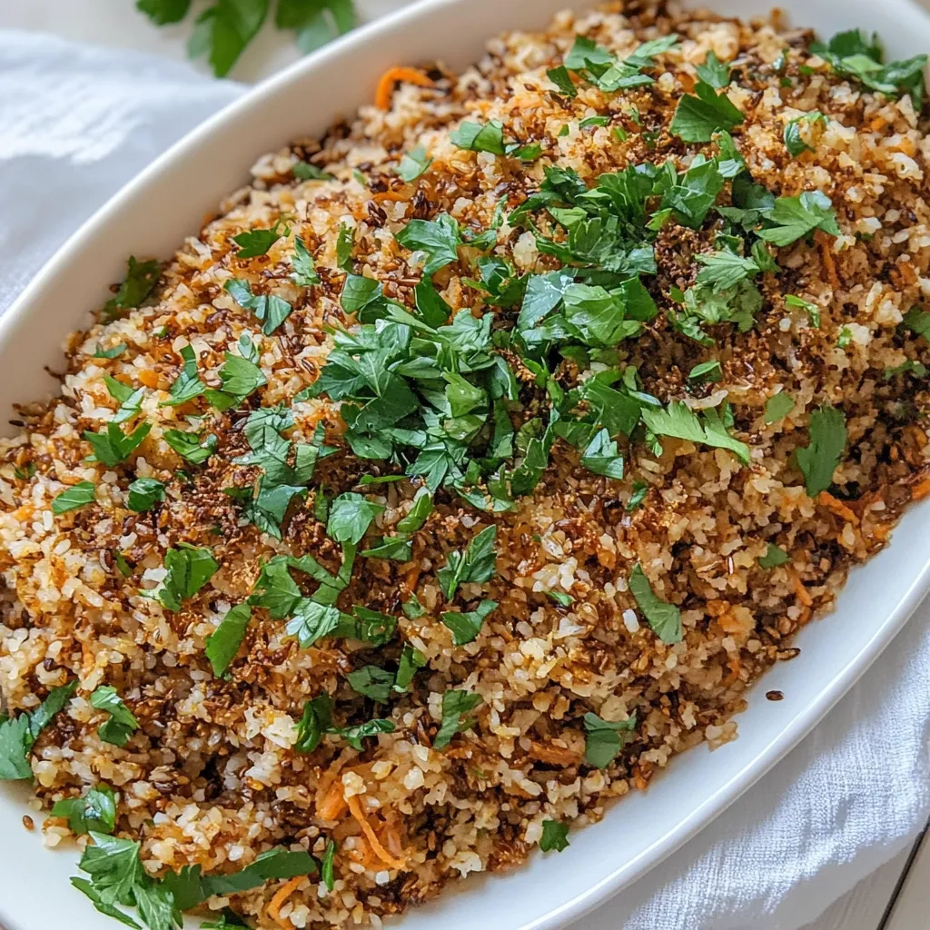 Mujadara With Bulgur